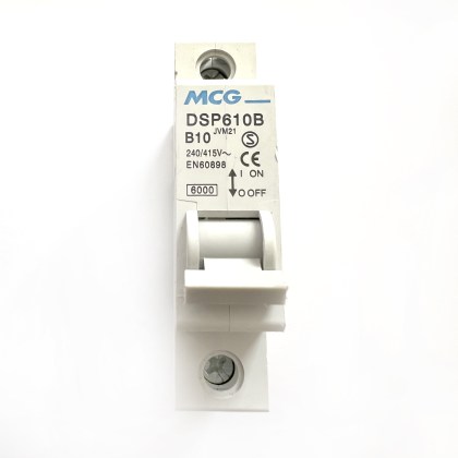 MCG DSP610B JVM21 B10 10A 10 Amp MCB Circuit Breaker Type B